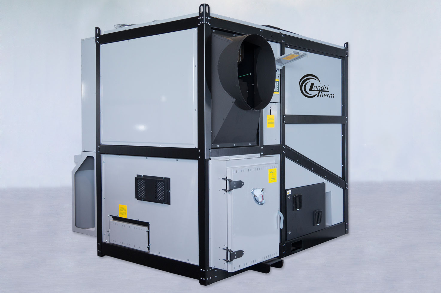 Hackgutwarmluftofen Trocknen Und Heizen Mit Biomasse Warmluft Heizung Com